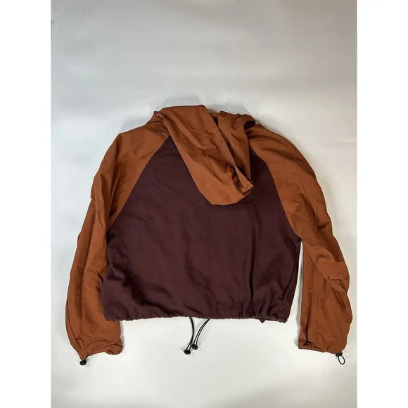 BKE Core Jacket Mens Medium Windbreaker Full Zip Hooded Maroon Gorpcore - Picture 8 of 9